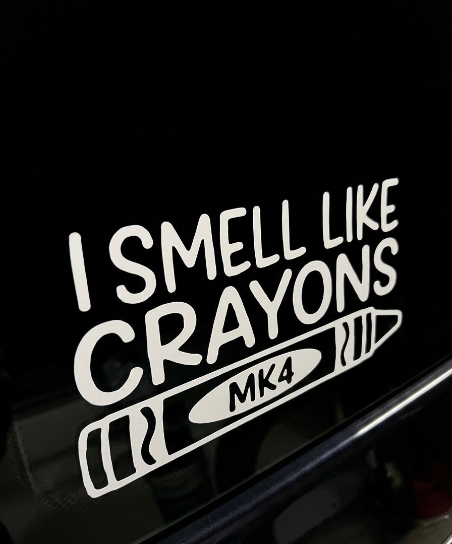 I Smell Like Crayons Decal
