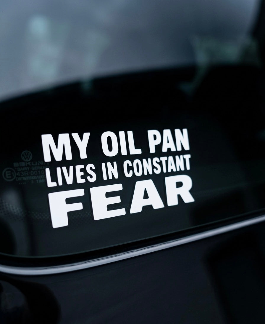 Constant Fear Oil Pan Decal