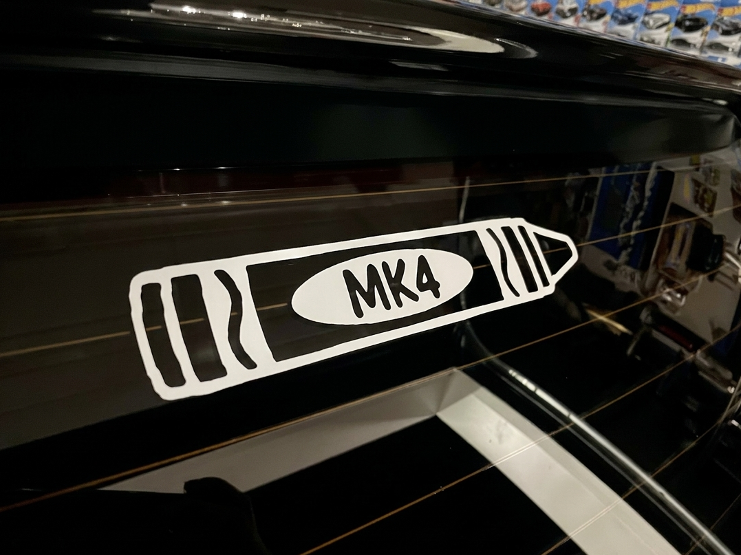 MK4 "Crayon" Decal