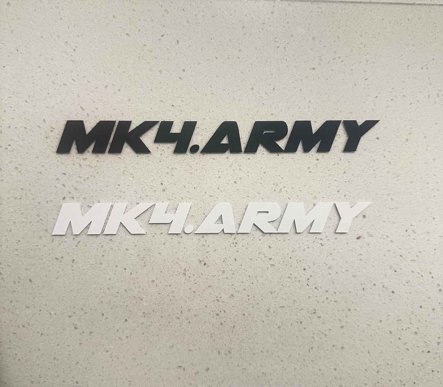 MK4 Army Window Decal